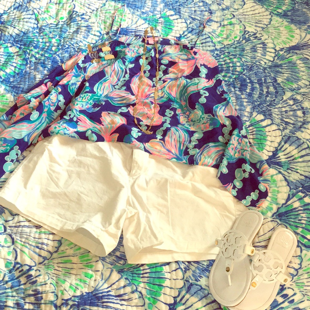 White Shorts